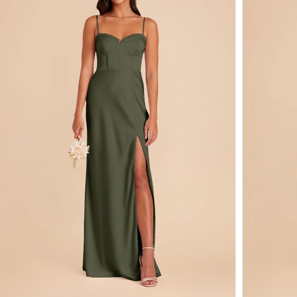 Birdy Grey Matte Satin Jessica Dress